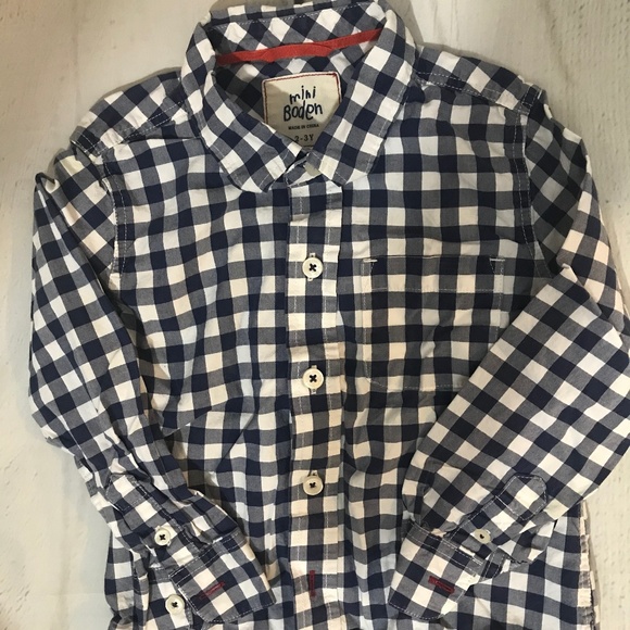 Mini Boden Other - Mini Boden Navy/white Gingham - 2-3Y